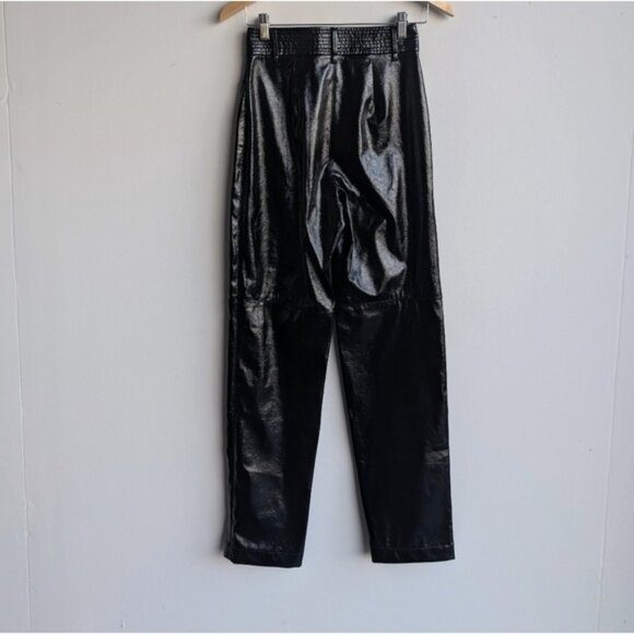 Wilfred black vinyl Funk Pants - Picture 6 of 9